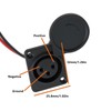 eMagTech 2 Wires 3 Position Scooter XLR Charging Port Socket