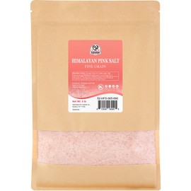 52USA Himalayan Pink Salt, Fine Grain, 80 oz (5 Pound), Pink Himalayan Sea Salt Fine, Kosher Salt, Rock Salt
