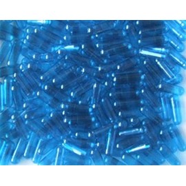 DR T & T 100 Empty Gelatine Gelatin Blue Transparent Capsules Capsule Size 2 size2 EU Product with Certificate