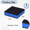 phepetroll 4P Anti Vibration Pads 3'' X 3'' X 7/8"