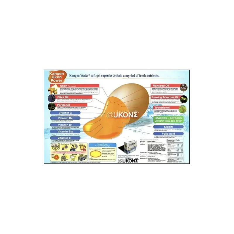 Dexatek Kangen Ukon Turmeric 100% Orgánico 100 Cápsulas