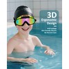 Hurdilen Kids Swim Goggles, Anti-fog, UV Protection and Wide View