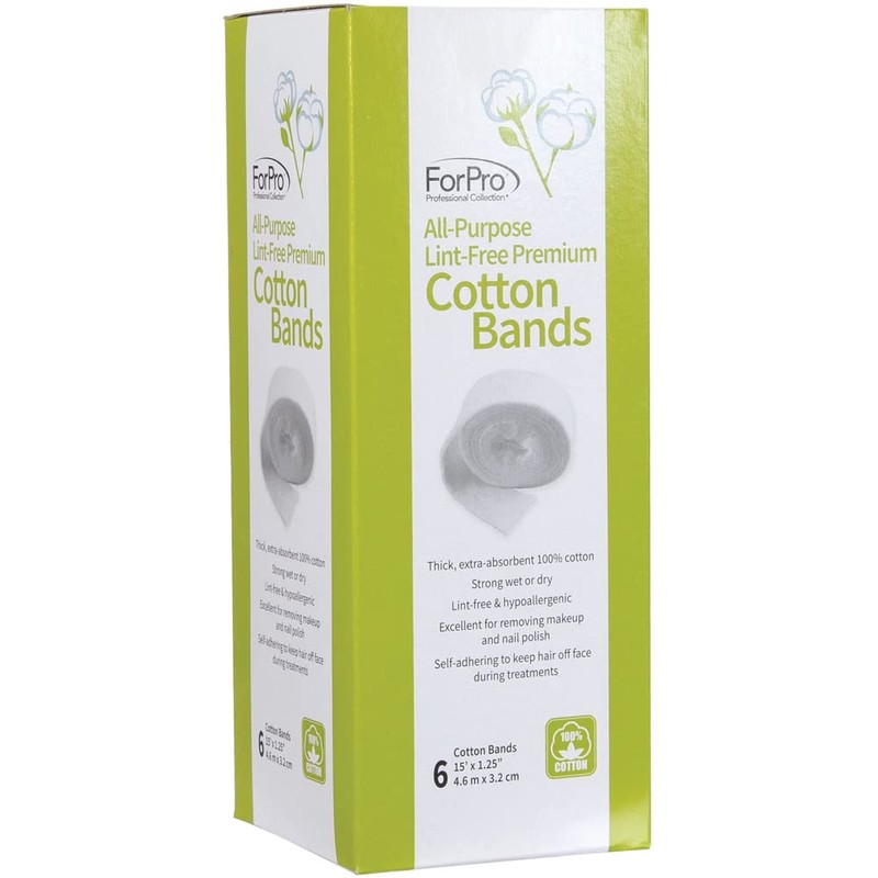 ForPro Professional Collection All-Purpose Lint-Free Premium Cotton Bands, 100% Cotton,