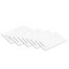 Kesper 30460 | Set of 5 Plastic Chopping Boards, White,