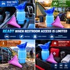 Portable Travel Urinal for Emergency Use – Shrinkable Reusable Urine