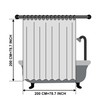 GOOPOOL Shower Curtain, Extra Long Shower Curtain Liner 200 x