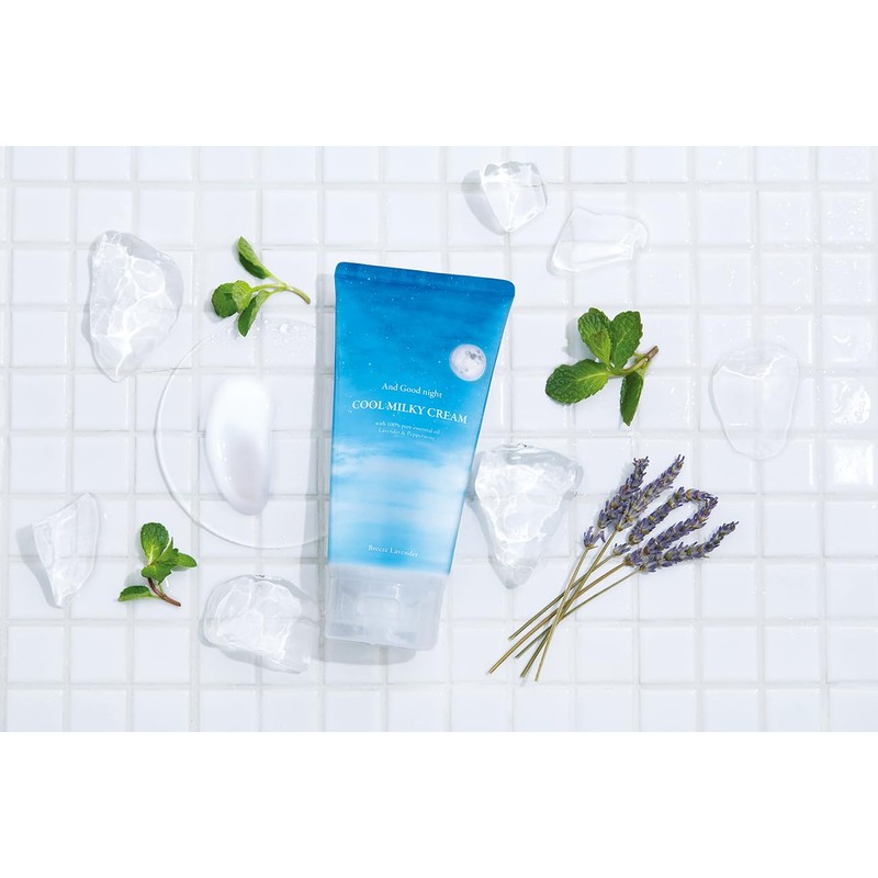 AndGoodnight Beauwell Cool Milky Cream, 5.1 fl oz (150 ml),
