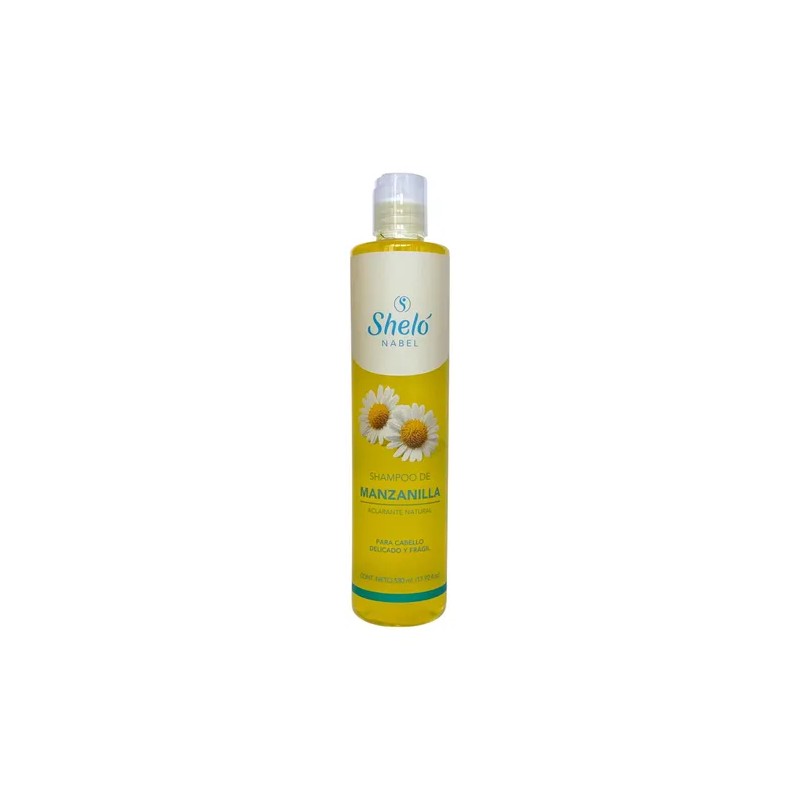 Shampoo De Manzanilla Aclarante Shelo Nabel® 530ml. 2 Piezas