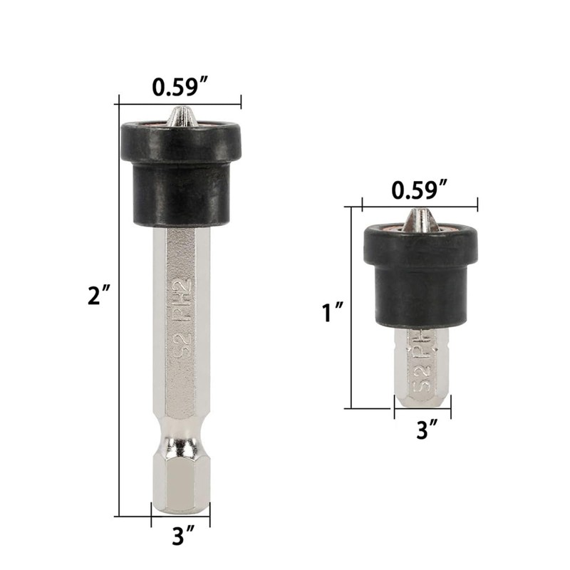 Teursa 5pcs Set TEURSA ® Premium Magnetic Drywall Screw Setter