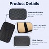 Universal Car Center Console Cushion Pad 19x31cm, Waterproof PU Leather