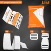 BEYOURD Buckle and Strap Set, 10 Yards Polyester Webbing Strap