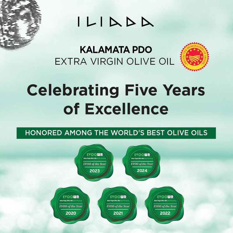 Iliada Kalamata PDO Extra Virgin Olive Oil, 750ml | Multi-Awarded