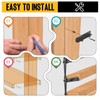 Louver Bracket Kit - Deck Sunblind System Brackets,Louver Hardware Kit,Holds