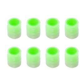 Tapas Luminosas para Vástago de Válvula de Neumático para Coche, 8 Uds., Tapas Fluorescentes para Válvula de Aire de Rueda de Coche, Cubierta para Coche, Camión, SUV,