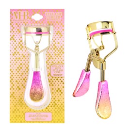 Eyelash Curler - 1pc Ombre Metallic Pink Gold Precision Lash Curler, Comfort Grip Lash Curler | Pro Beauty Tools for Effortless Eyelash Curling