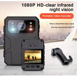 Unbranded Portable HD Clip-on Camera 2500 mAh Long Battery Life Loop Recoding Audio Captur