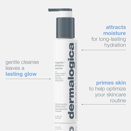 Dermalogica Magnetic[+] Afterglow Cleanser - Creamy Cleanser with Positively-Charged Hyaluronic Acid Helps Retain Hydration For A Glowing Skin Barrier, 150ml