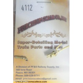 PSC Precision Scale O #4112 Whistle 5 Chime w/Elbow & Bracket, Nathan (Brass)