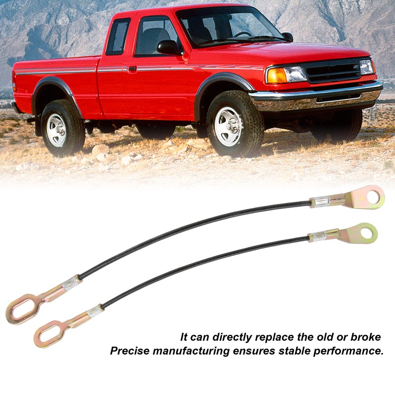 2PCS Rear Tailgate Cables Straps Set Replacement for Mazda B2300