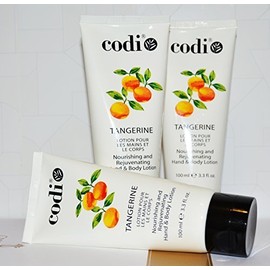 Codi Nourishing and Rejuvenating Hand & Body Lotion 100ml/ 3.3 oz TANGERINE pack of 3 pieces