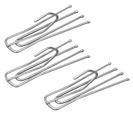Metal Curtain Hooks Deep Pinch Pleat End Short Neck Curtain Hook Galvanised Curtain Tape Hooks Pins Metal Drapery Pin Curtain Hooks for Windows Curtains Door Curtain 20 Pack.
