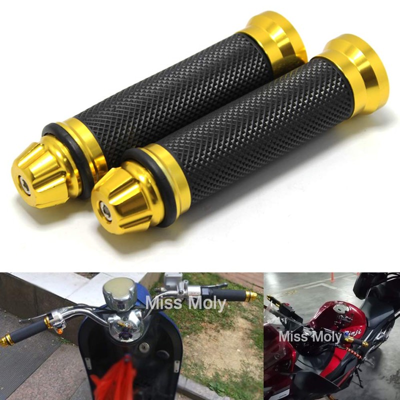 7/8 Inch 22 mm Motorcycle Grips Non-Slip Rubber Handlebar Grips