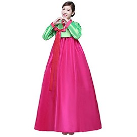 [Manufacturer] Korean Folk Costume, Hanbok Kaemai Party Dress (XL, Green)