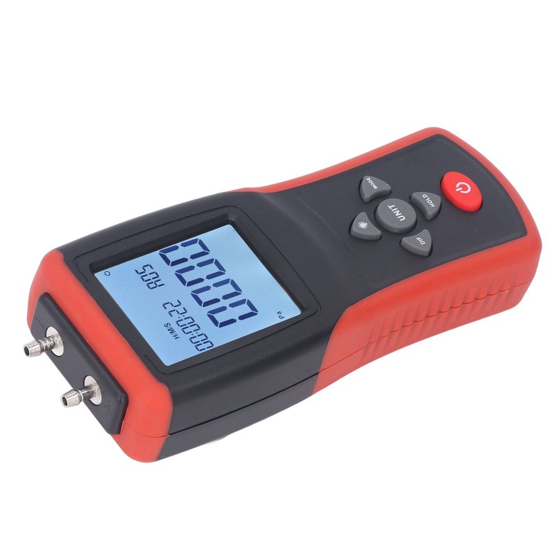 Digital Manometer 12 Units Selectable Multi Function Digital Differential Pressure