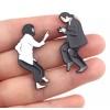 Pulp Fiction Dance John Travolta Uma Thurman Movie Stud Earrings
