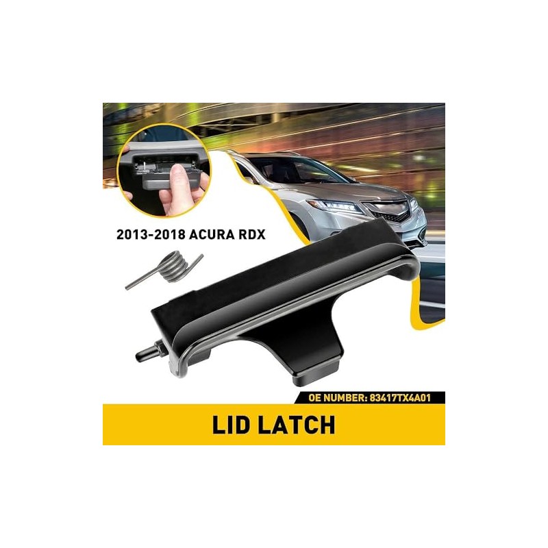 Compatible with 2013-18 Acura RDX Center Console Lid Armrest Latch