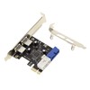KALEA-INFORMATIQUE PCIe to USB 3.0 Controller Card with 4 5G