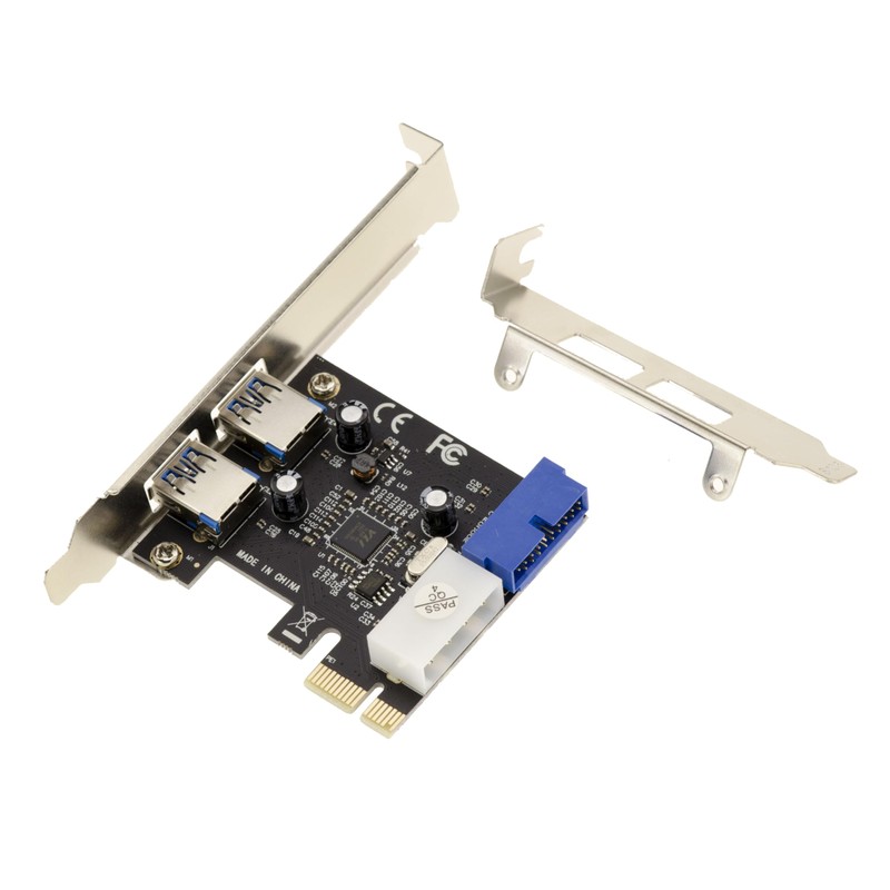 KALEA-INFORMATIQUE PCIe to USB 3.0 Controller Card with 4 5G