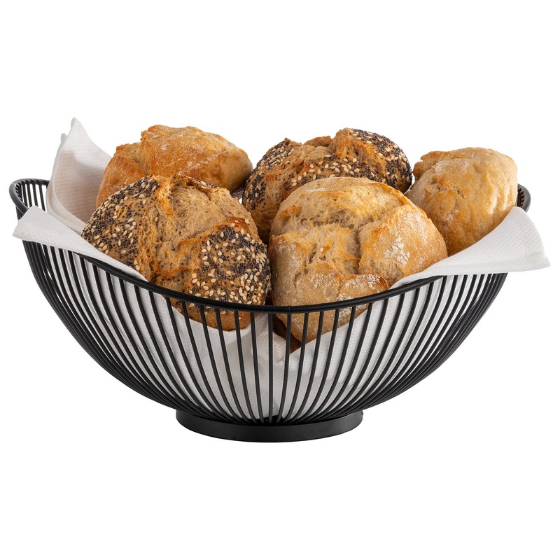 APS SVART 30424 Basket Metal Black 29.5 x 25.5 x