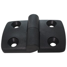 Scharnier Kunststoffscharnier Kombischarnier Kunststoff links 40/40 aushängbar 48 x 77 mm schwarz