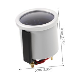 FELTECHELECTR Car Voltage Gauge Durable Automotive Voltage for Real Monitoring Cars Trucks and Motorcycles Easy Installation for Reliable Electrical System Status