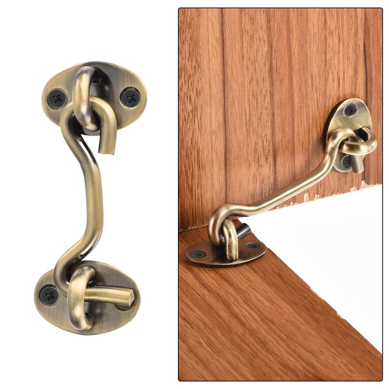 sourcing map 3 Inch Hook and Eye Latch, Barn Door
