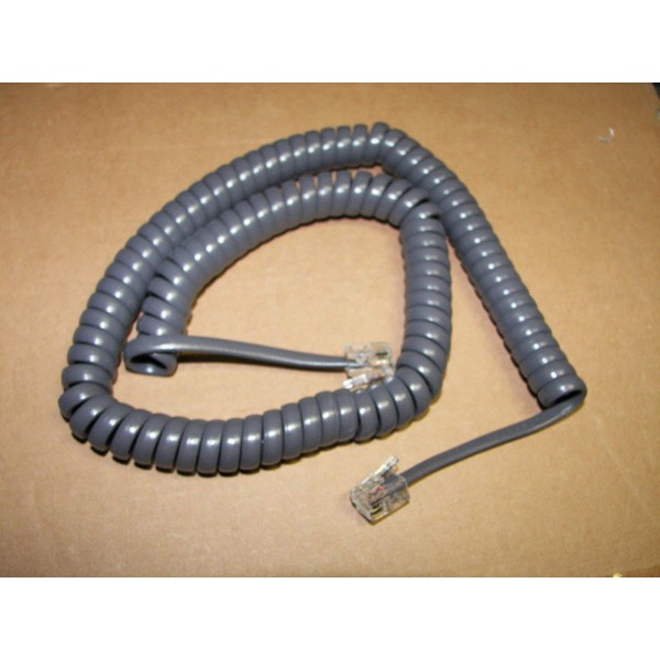 DIY-BizPhones Purple (Ether Gray) 12' Ft Handset Receiver Cord Compatible