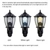 Lovefindahome Solar Wall Lamp with Light Sensor,Waterproof Wall Light Outdoor