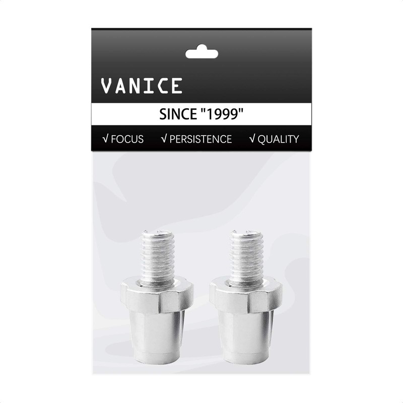 VANICE Black/Silver 7mm Brake Part Lever Aluminum Alloy Adjustable Barrels/Silver