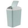 Xeabia 20 L Swing Top Trash Bin, Plastic Trash Can