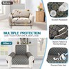 ALIECOM 100% Waterproof Chair Covers Armchair Slipcovers for Living Room