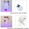Butterfly Collection With LED Light - Animated Glass Jar Gift