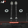 A-Premium 2 x Front Inner Tie Rod Ends, Compatible with