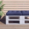CHARMMA Pallet Cushion Navy Blue 100% Polyester 20x20 in,Chair &