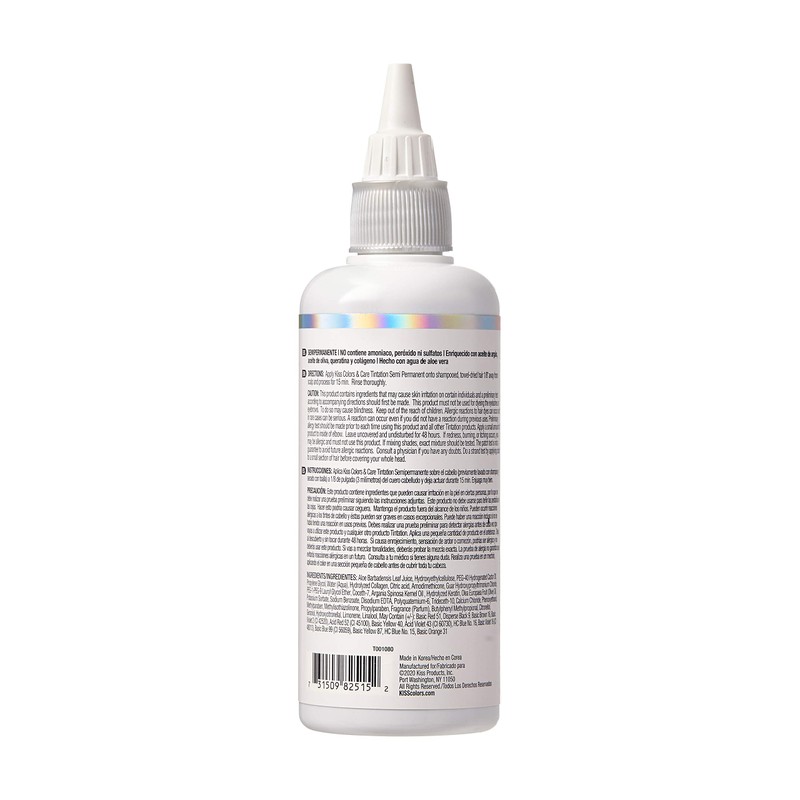 Kiss Tintation Semi-Permanent Hair Color 5 Ounce (Clear)