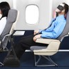Foot Hammock for Plane Travel, Memory Foam Airplane Foot Hammock,