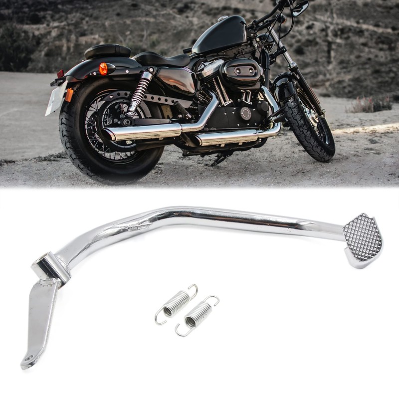 sourcing map Silver Tone Motorcycle Rear Brake Foot Pedal Peg