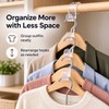 Cascading Clothes Hanger Connector Hooks for Closet Organization – 30