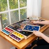 Tektalk 2000 Piece Foldable Puzzle Board with 8 Sorting Trays/Drawers,
