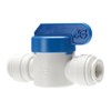 John Guest 1/4" to 1/4" Push Fit Shut Off Valve
